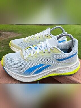 Sz 7 Women's REEBOK FLOATRIDE ENERGY 3 'Opal Glow/Essential Blue/Acid Yellow Run